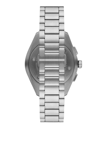 Claudio 43mm Stainless Steel Watch